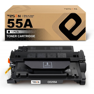 TESEN 55A CE255A Compatible Toner Cartridge Replacement 1 Pack Black